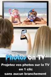 Projetez vos photos sur votre TV sans aucun branchement